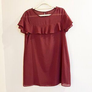 BCBGeneration maroon dress